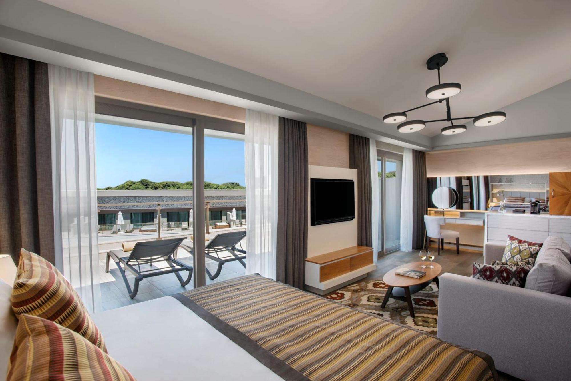 Penthouse Suite met Zijdelings Uitzicht op Zee