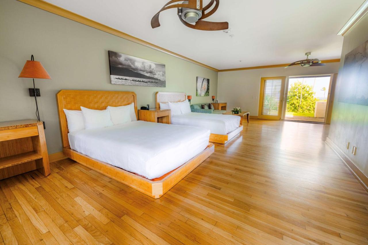 Chambre avec 2 Lits Queen-Size - Vue Partielle sur Océan
