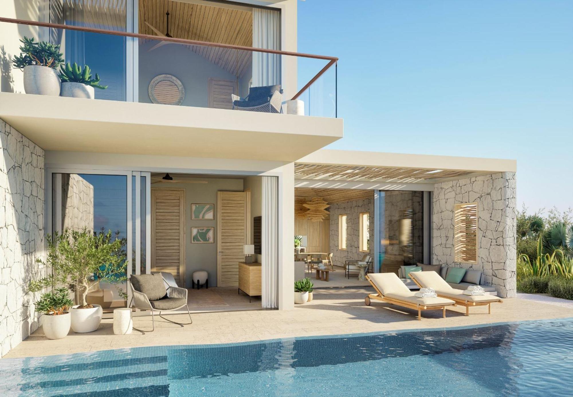 Deluxe Appartement met 2 Slaapkamers en Uitzicht op Zee