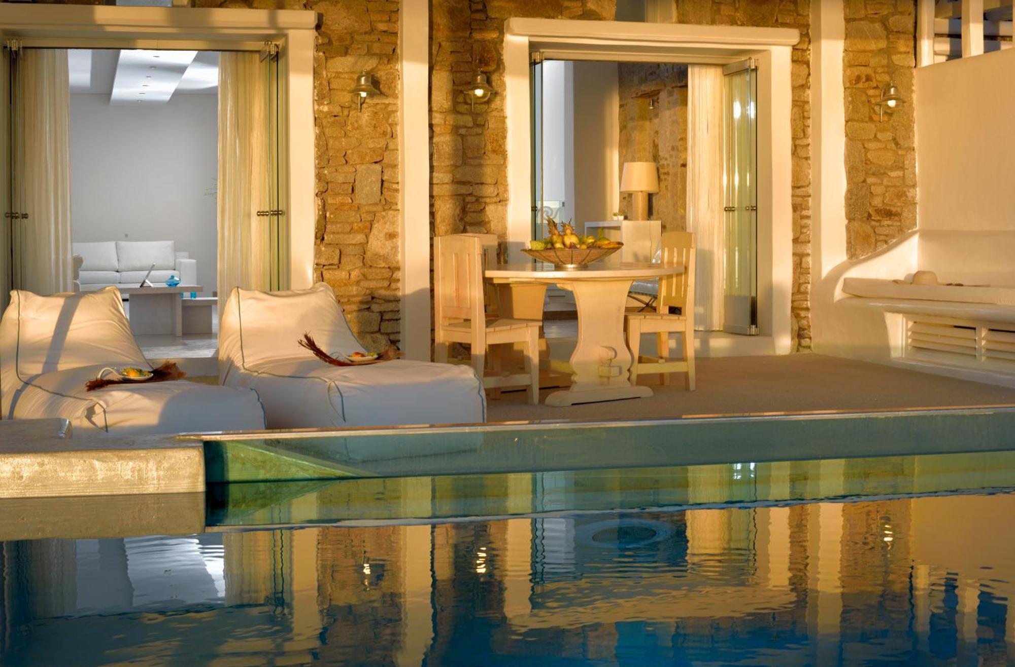 Delos Villa mit 1 Schlafzimmer, eigenem Pool und Meerblick