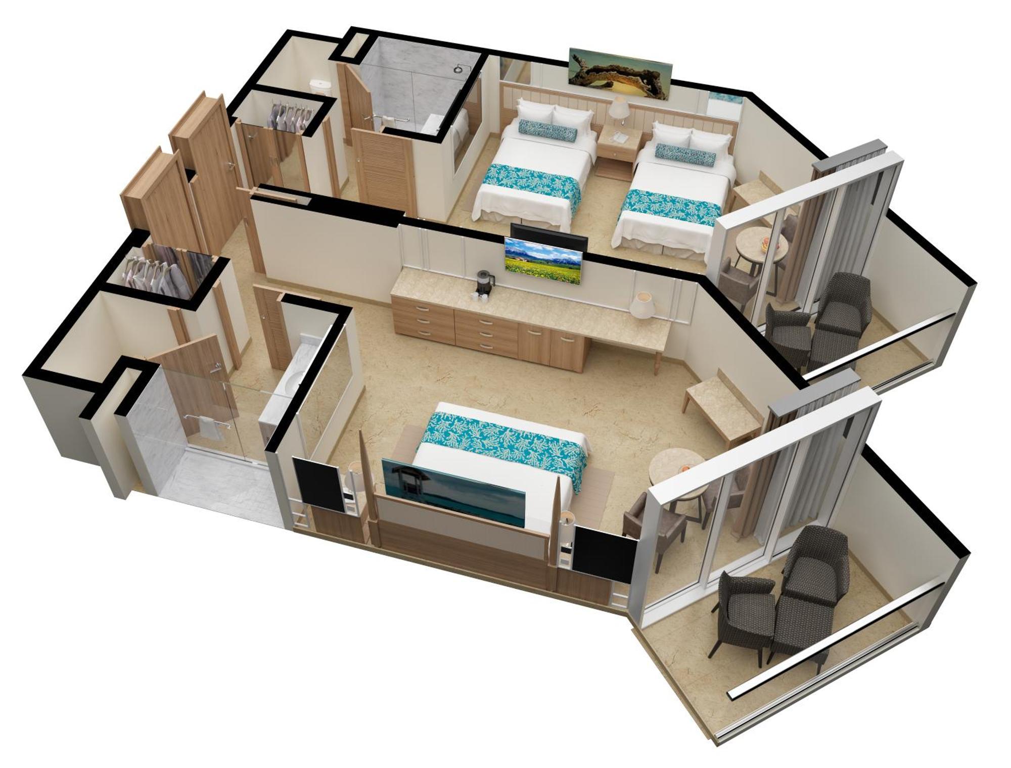 Superior Family Partial Ocean View - Kids & Teens Free