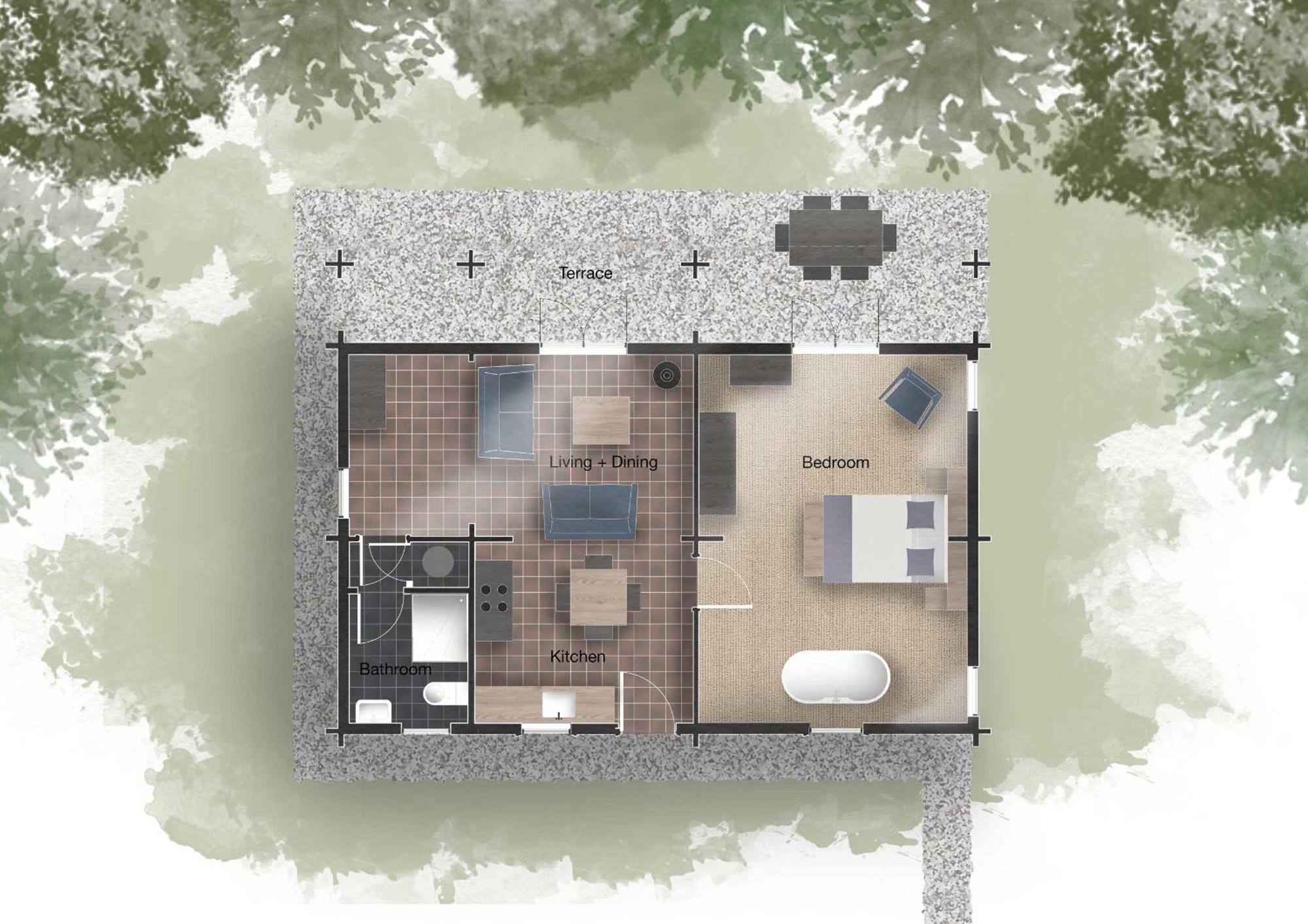 King Room with Garden View