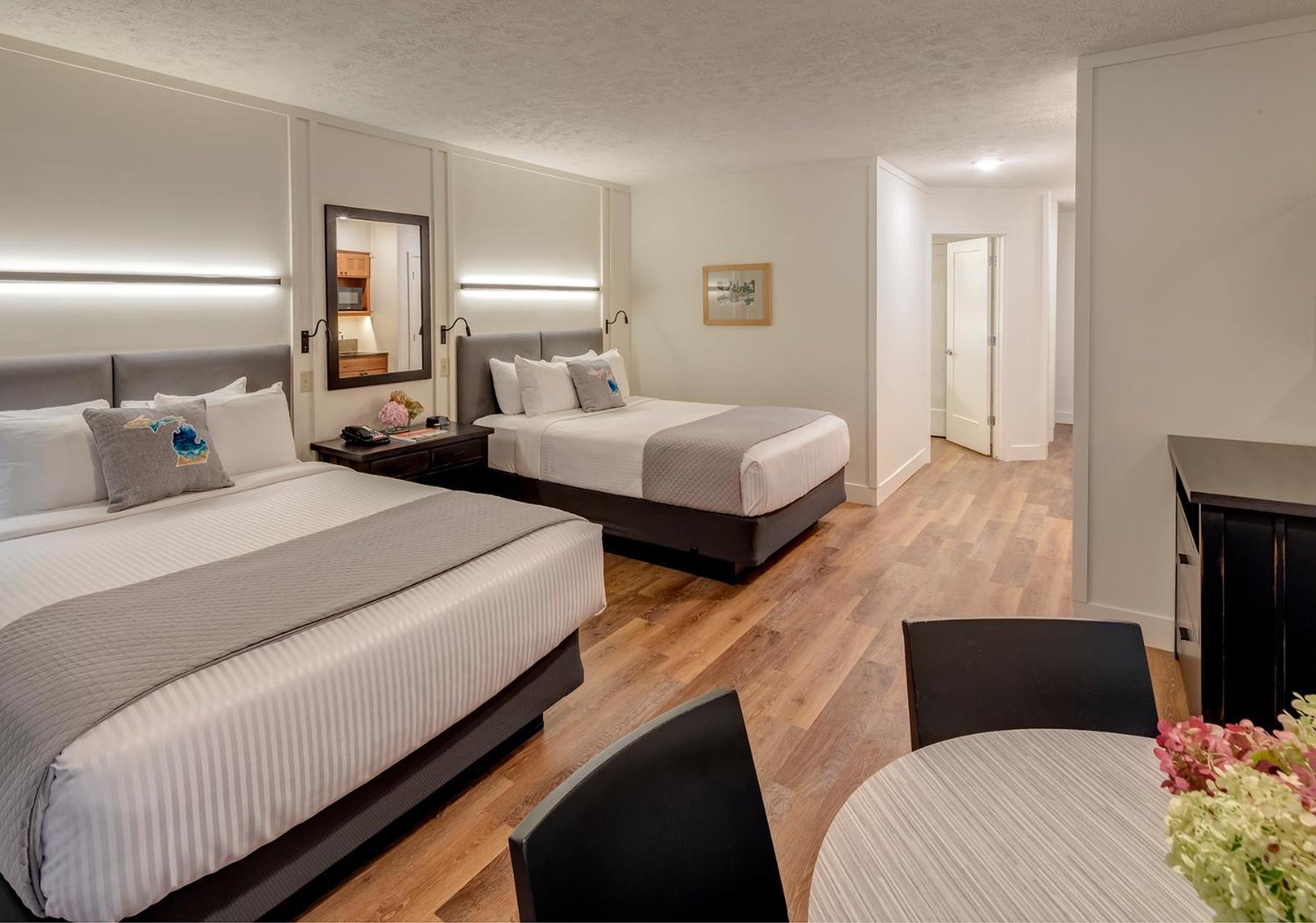 Zimmer mit Queensize-Bett