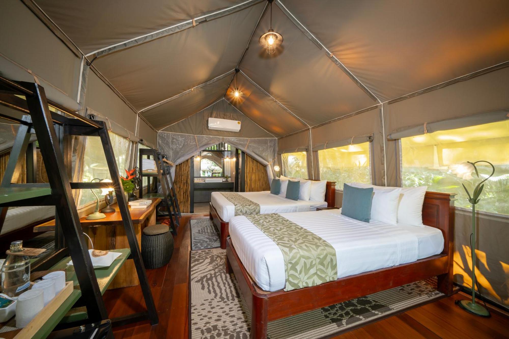 Superior Tent Triple with Private Bathroom with Breakfast & Dinner