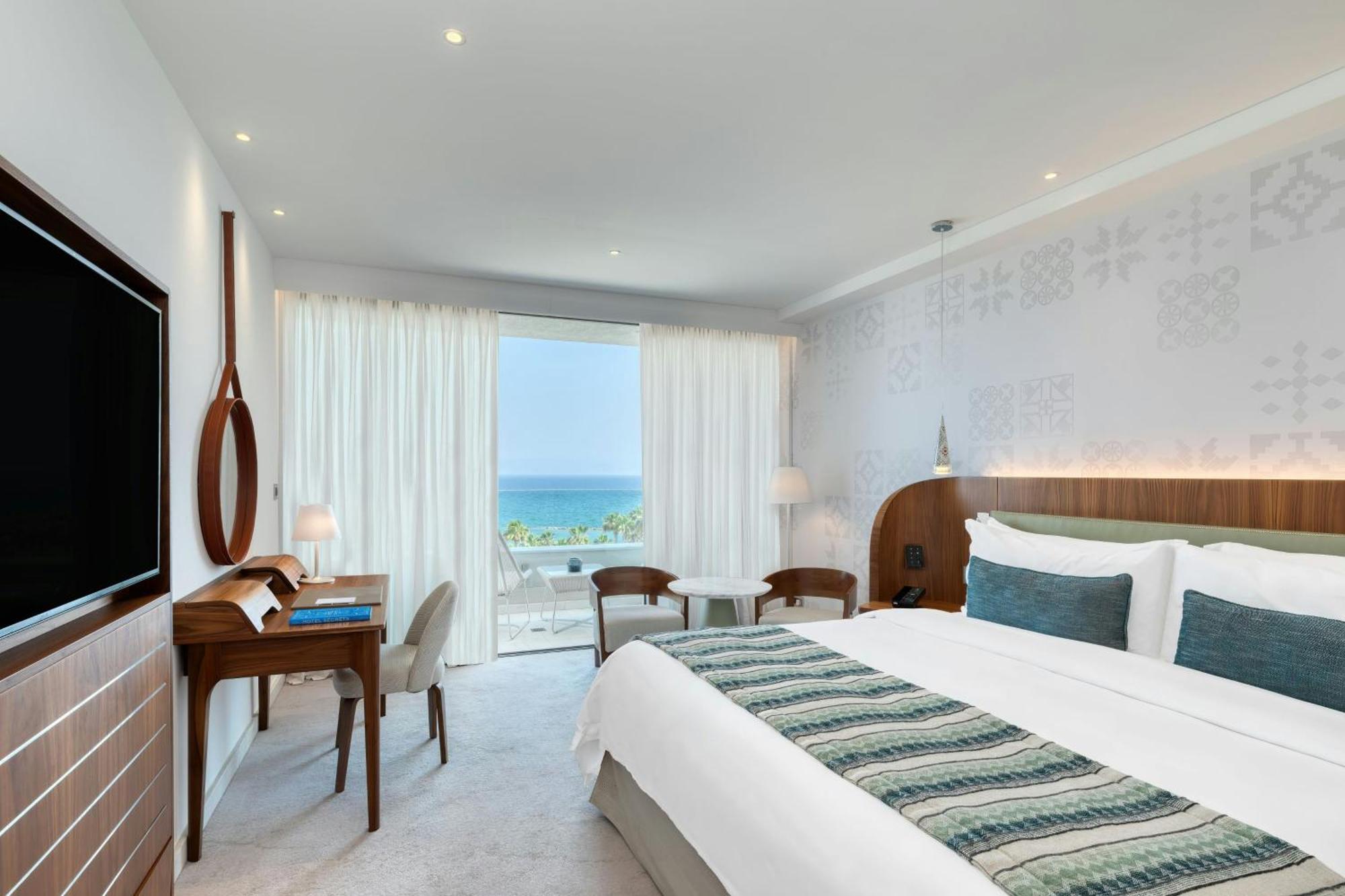 Superior Zimmer mit Meerblick, 1 Kingsize-Bett und Balkon