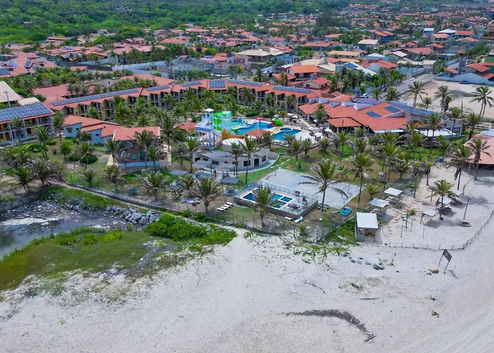 Jangadeiro Praia Hotel Resort - Parque Aquatico E Pe Na Areia